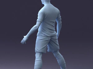 soccer player 1123 3d print ready 3D Print Model