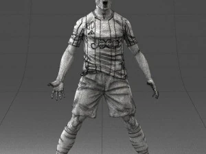 soccer player 1123 3d print ready 3D Print Model