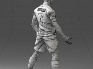 soccer player 1123 3d print ready 3D Print Model