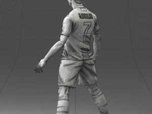soccer player 1123 3d print ready 3D Print Model