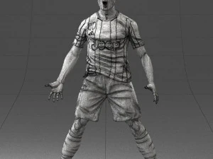 soccer player 1123 3d print ready 3D Print Model