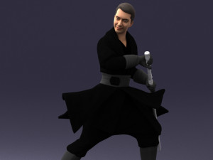 jedi man cosplay 0820 3D 모델