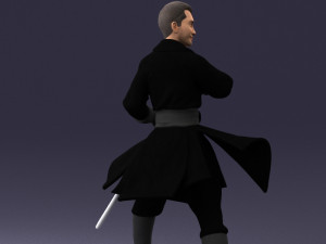 jedi man cosplay 0820 3D 모델