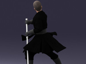 jedi man cosplay 0820 3D 모델