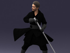 jedi man cosplay 0820 3D 모델