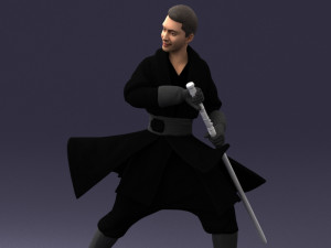 jedi man cosplay 0820 3D 모델