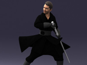 jedi man cosplay 0820 3D 모델