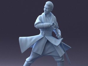 jedi man cosplay 0820 3D 모델