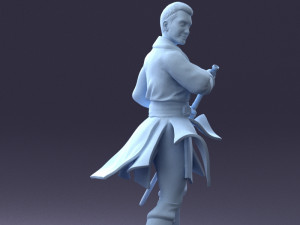 jedi man cosplay 0820 3D 모델