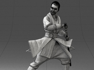 jedi man cosplay 0820 3D 모델