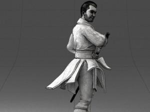 jedi man cosplay 0820 3D 모델