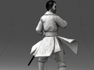 jedi man cosplay 0820 3D 모델