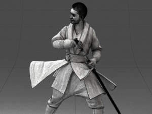 jedi man cosplay 0820 3D 모델