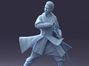 000173 Martial Arts Warrior Character 0820 3dp 3D Print Model