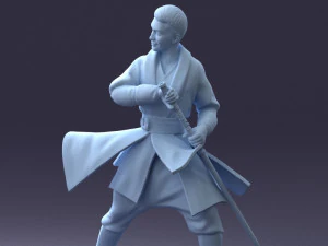 000173 Martial Arts Warrior Character 0820 3dp 3D Print Model