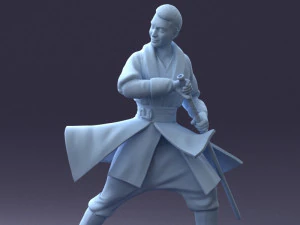 000173 Martial Arts Warrior Character 0820 3dp 3D Print Model