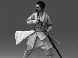 000173 Martial Arts Warrior Character 0820 3dp 3D Print Model