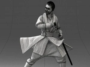 000173 Martial Arts Warrior Character 0820 3dp 3D Print Model
