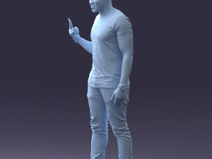 black man peace pose 0902 3d print ready 3D 프린트 모델