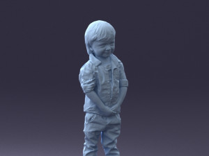 000144 Smiling Young Boy 0702 3D Model