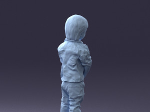 000144 Smiling Young Boy 0702 3D Model