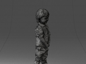 000144 Smiling Young Boy 0702 3D Model
