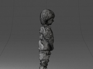 000144 Smiling Young Boy 0702 3D Model