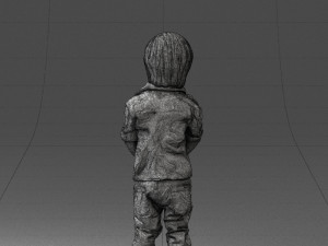000144 Smiling Young Boy 0702 3D Model