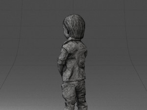 000144 Smiling Young Boy 0702 3D Model