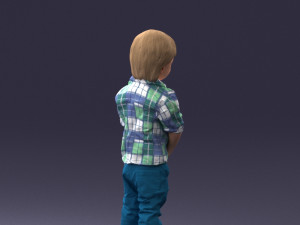 000144 Smiling Young Boy 0702 3dp 3D Print Model