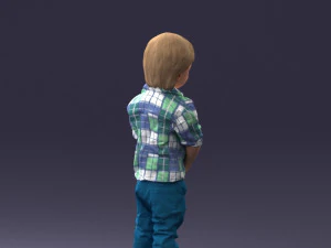 000144 Lachende jonge jongen 0702 3dp 3D printmodel