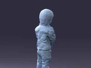 000144 Lachende jonge jongen 0702 3dp 3D printmodel