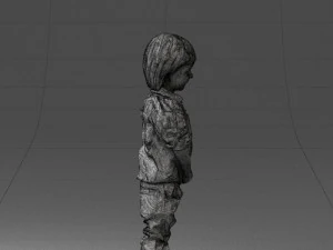 000144 Lachende jonge jongen 0702 3dp 3D printmodel