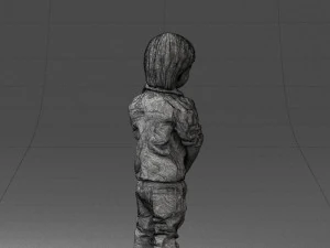 000144 Lachende jonge jongen 0702 3dp 3D printmodel