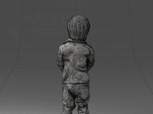 000144 Lachende jonge jongen 0702 3dp 3D printmodel