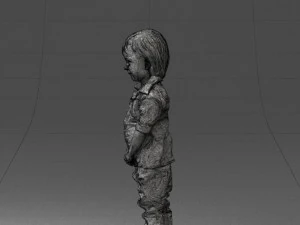 000144 Lachende jonge jongen 0702 3dp 3D printmodel
