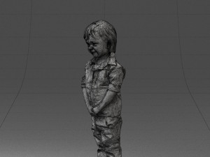 000144 Smiling Young Boy 0702 3dp 3D Print Model