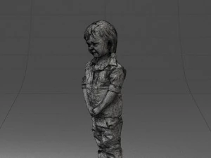 000144 Lachende jonge jongen 0702 3dp 3D printmodel
