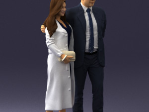 casual couple 0001 3d print ready 3Dプリントモデル