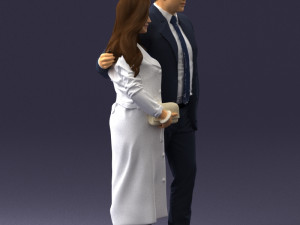 casual couple 0001 3d print ready 3Dプリントモデル