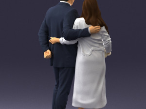 casual couple 0001 3d print ready 3Dプリントモデル