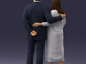 casual couple 0001 3d print ready 3Dプリントモデル