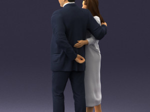 casual couple 0001 3d print ready 3Dプリントモデル