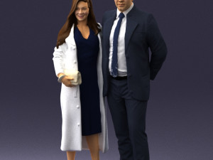 casual couple 0001 3d print ready 3Dプリントモデル