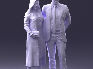casual couple 0001 3d print ready 3Dプリントモデル