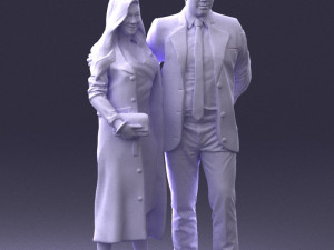 casual couple 0001 3d print ready 3Dプリントモデル