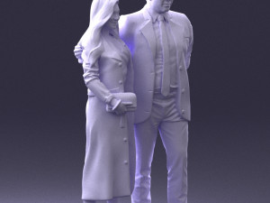 casual couple 0001 3d print ready 3Dプリントモデル