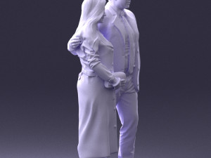 casual couple 0001 3d print ready 3Dプリントモデル