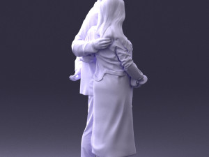casual couple 0001 3d print ready 3Dプリントモデル