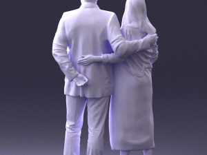 casual couple 0001 3d print ready 3Dプリントモデル